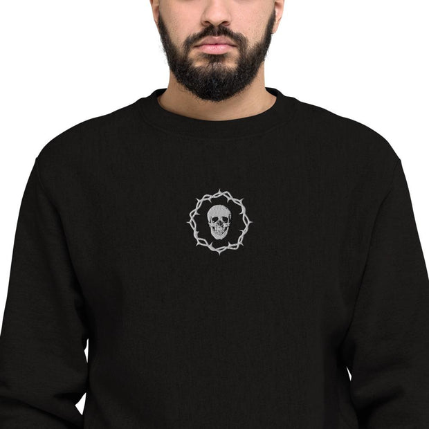 los-angeles-death-and-seduction-goth-streetwear-punk-rock-apparel-skulls-skeleton-Apparel & Accessories > Clothing (1604) - Death And Seduction Icon Champion Sweatshirt
