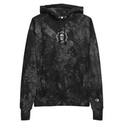 Skull and Thorns Champion tie-dye hoodie | Death and Seduction